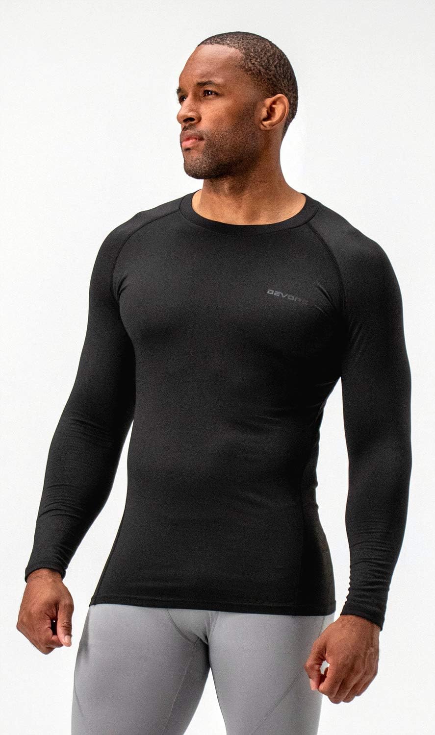 Stay Warm and Stylish with Our 2 Pack Men’s Thermal Long Sleeve Compression Shirts